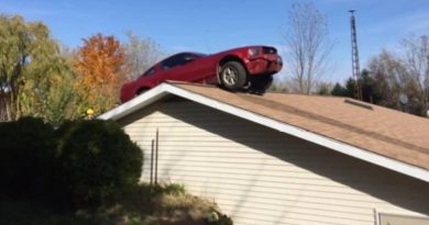 A Car On The Roof